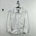 Talbots Women’s White Dress Shirt Classic Long-Sleeve Button Down Sz S Career