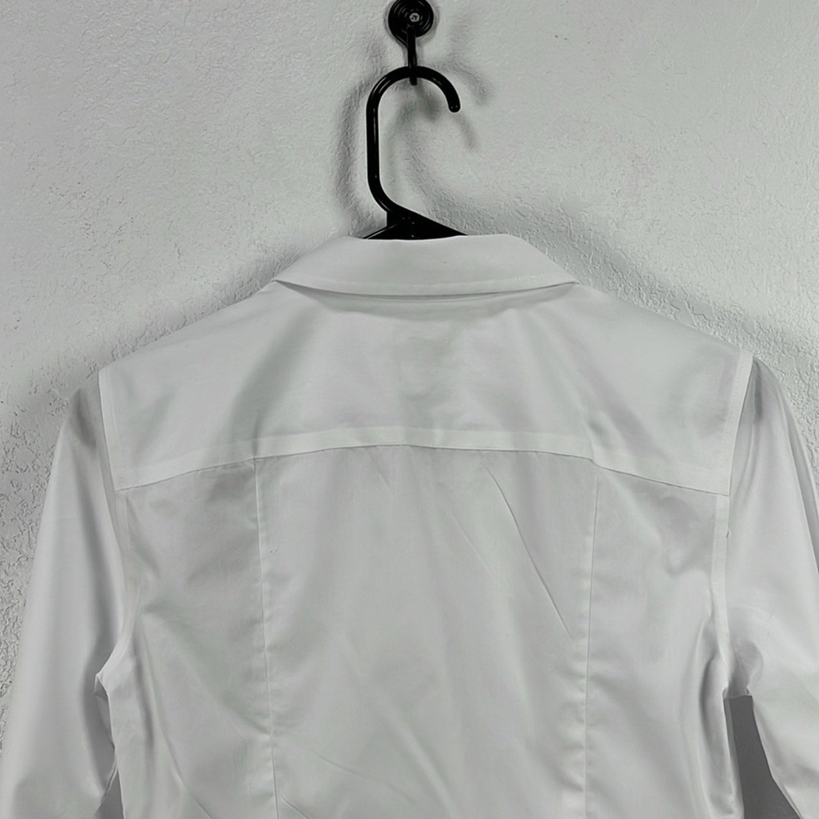 Talbots Women’s White Dress Shirt Classic Long-Sleeve Button Down Sz S Career