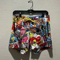 Bang Men SUPER POP RESORT SHORTS Retro 90’s Y2K Zip Pockets Size Medium Beachy