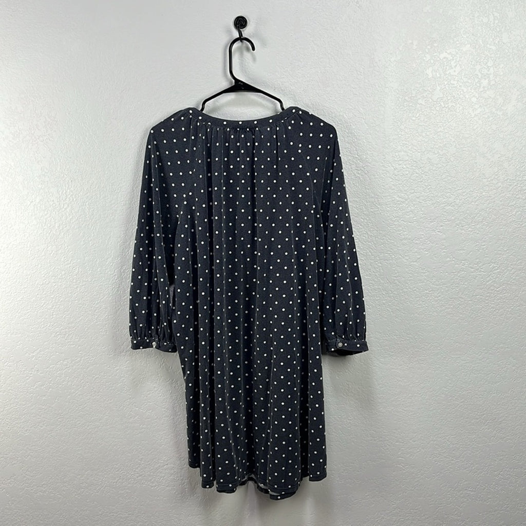 Lauren Ralph Lauren Women’s Blue  White polkadot Night Gown Plus Sz 2X Sleepwear