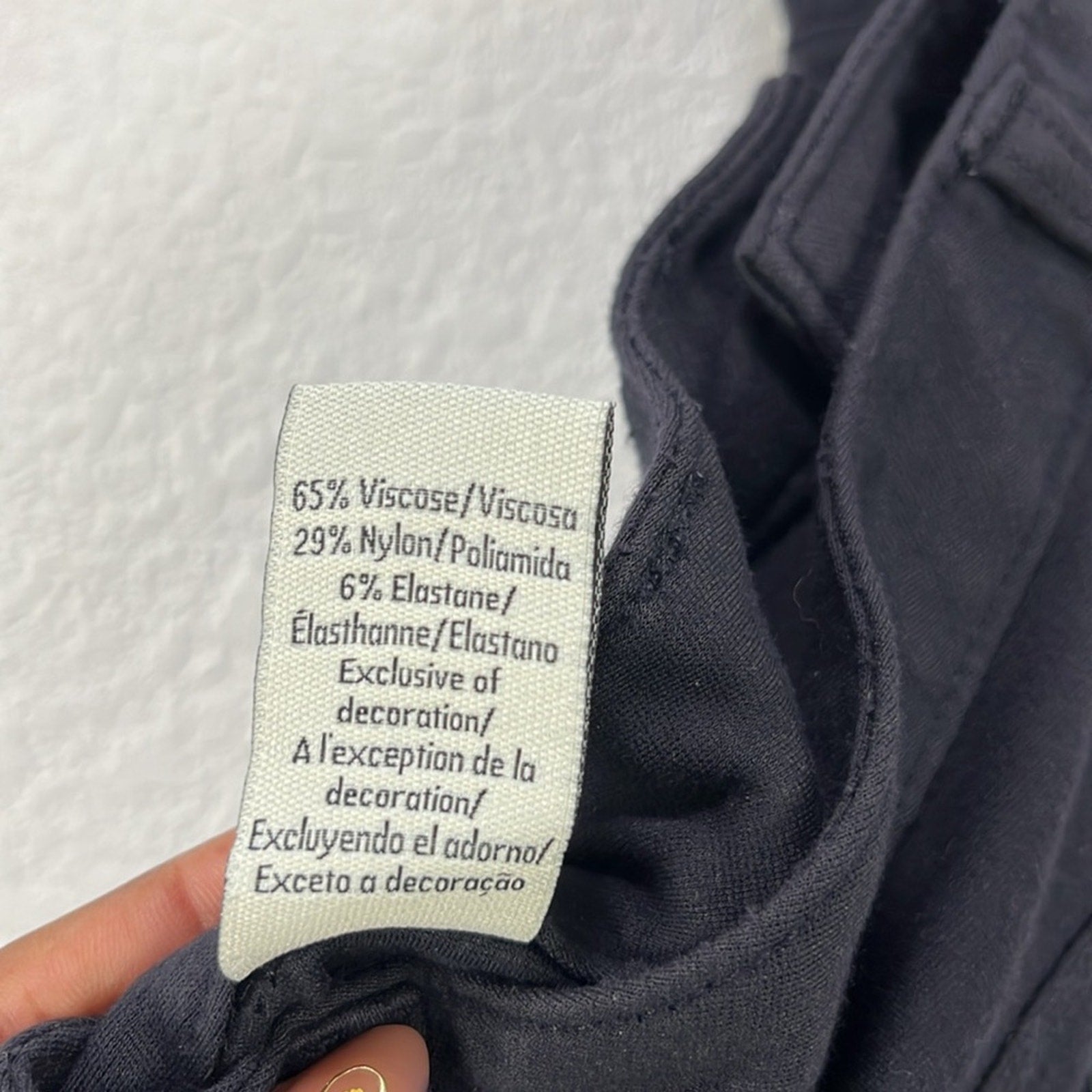 Calvin Klein Jeans Women's Stretch Skinny Pants Sz 10 Black Office Core Career