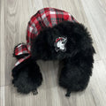 Flow Nissan Trapper Hat Winter Men Women Hat Faux Fur Ear Flap Red Plaid OSFM
