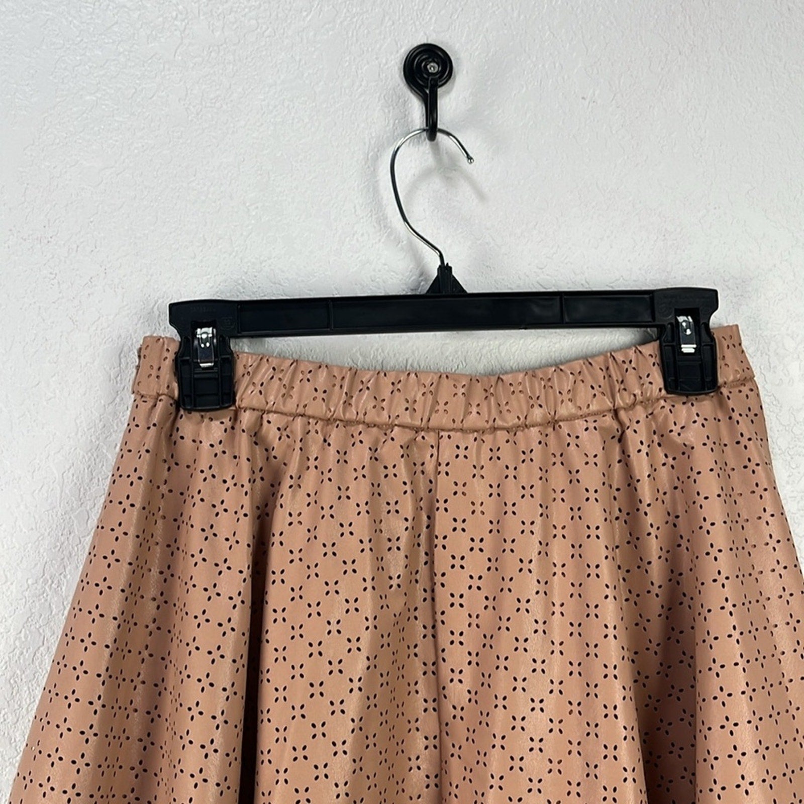 Sunday in Brooklyn Women’s Blush Pink Skater Mini Skirt Size 4 Summer Side Zip