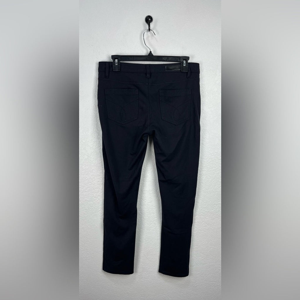 Calvin Klein Jeans Women's Stretch Skinny Pants Sz 10 Black Office Core Career