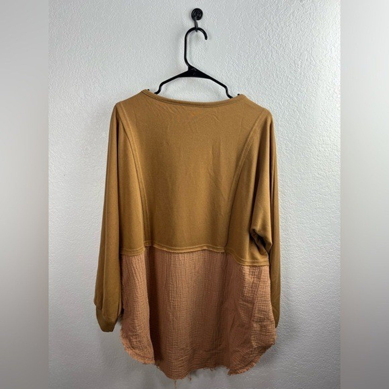 Women's Bailey Tunic Length Lightweight Pullover Sweater Cotton Blend Sz M Chic