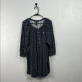 Lauren Ralph Lauren Women’s Blue  White polkadot Night Gown Plus Sz 2X Sleepwear
